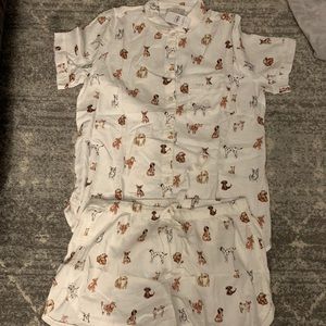 NWT loft dog pajama set